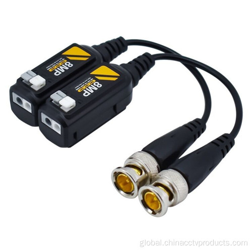 China BNC To Rj45 Video Balun with Power Connector Manufactory